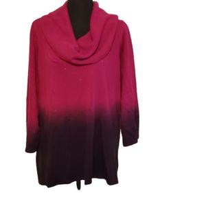 Kim Rogers cowl neck sweater size 2x